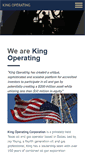 Mobile Screenshot of kingoperating.com